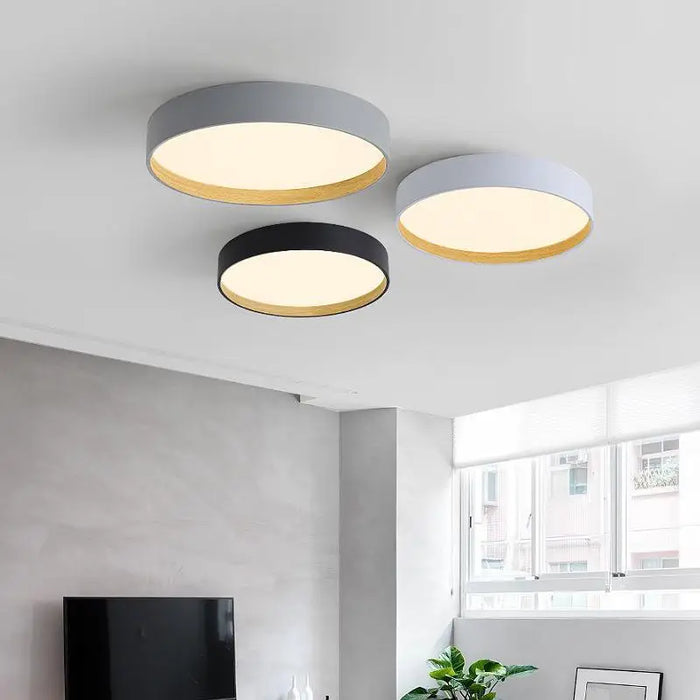 Plafonnier LED Minimal Wood Effect