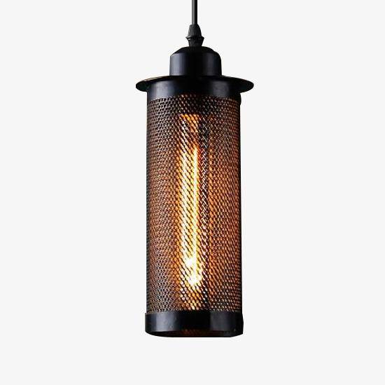 Suspension Vintage Industrielle Grid
