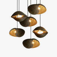 Suspension coquillage bambou chic