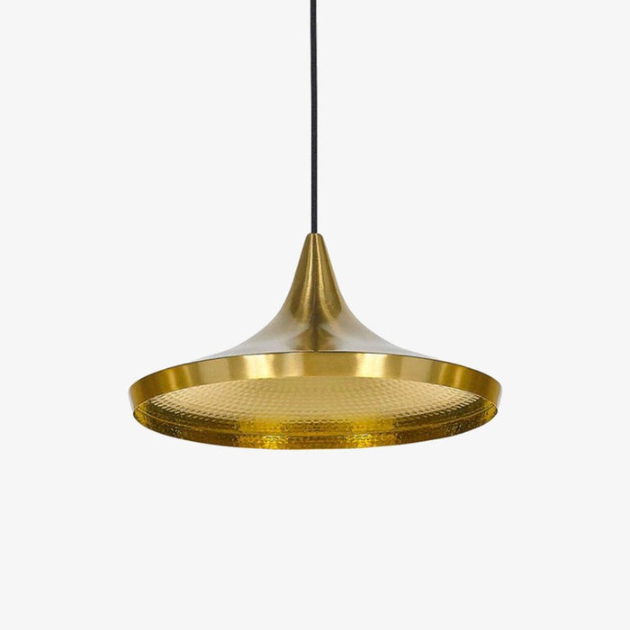Suspension Design Doré Aluminium