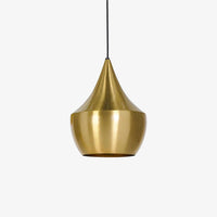 Suspension Design Doré Aluminium