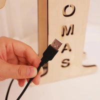 Applique murale LED USB personnalisée "Whale Glow"