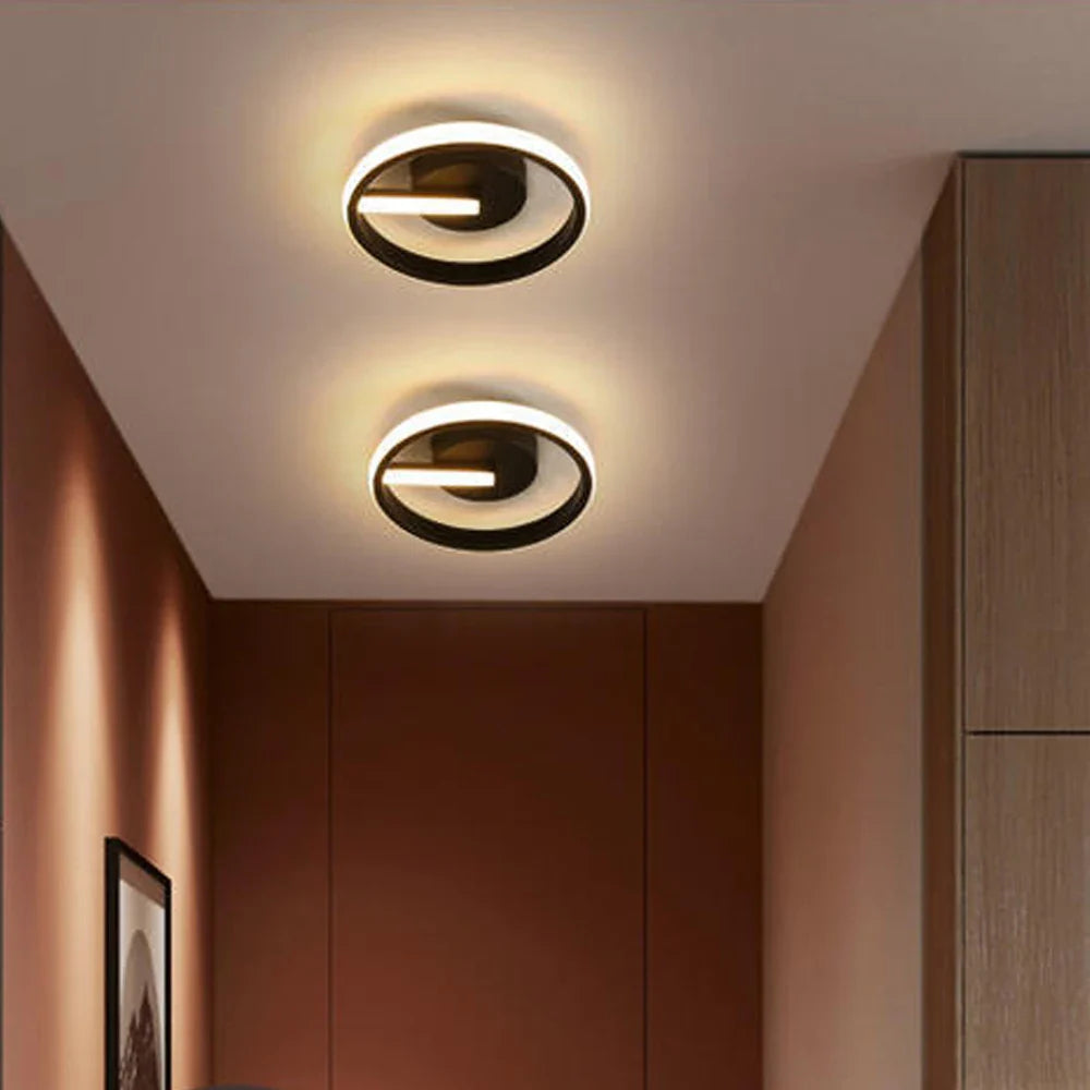 Lustre LED Moderne pour Plafond de Couloir ou Porche
