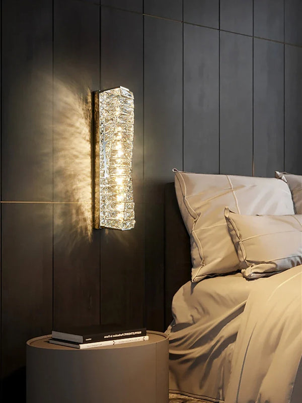 Applique Murale LED en Cristal pour une Décoration Intérieure Moderne