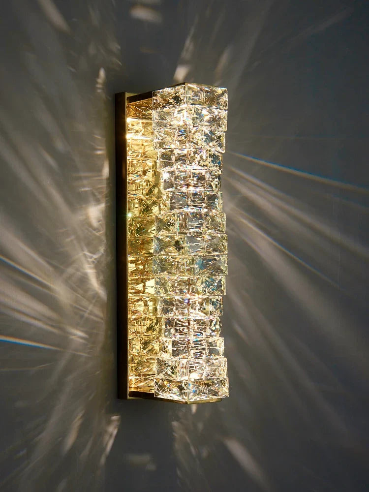 Applique Murale LED en Cristal pour une Décoration Intérieure Moderne