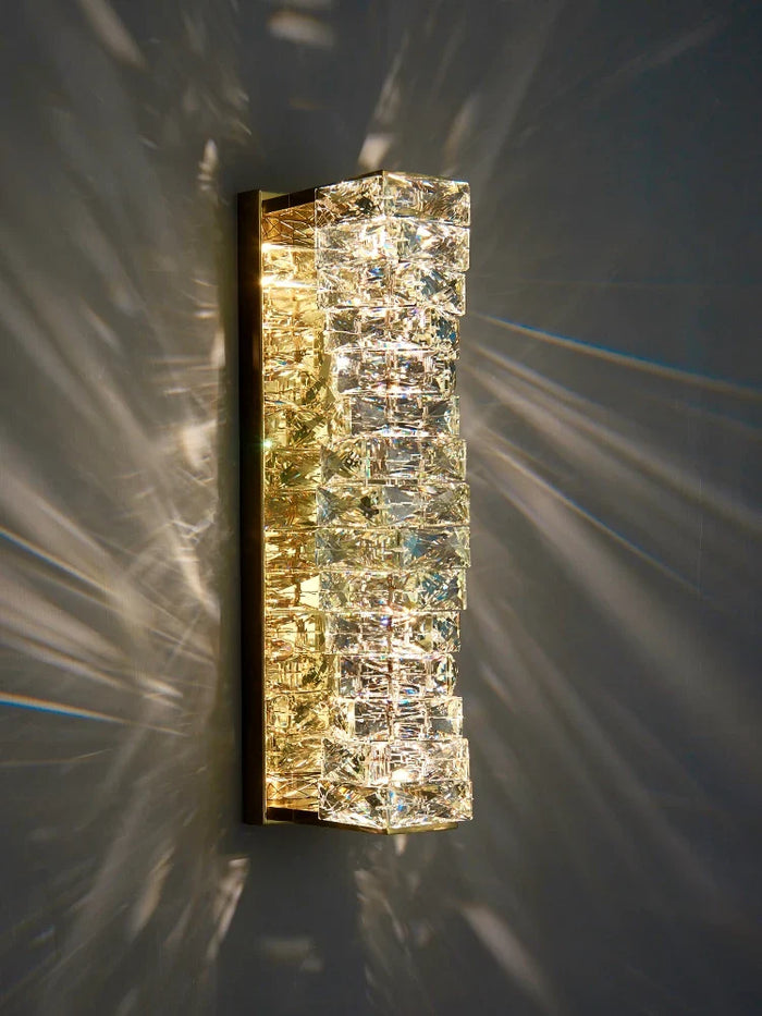 Applique Murale LED en Cristal pour une Décoration Intérieure Moderne