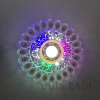 Plafonnier LED en Cristal Moderne pour Couloir, Allée et Porche