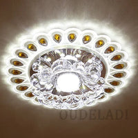 Plafonnier LED en Cristal Moderne pour Couloir, Allée et Porche