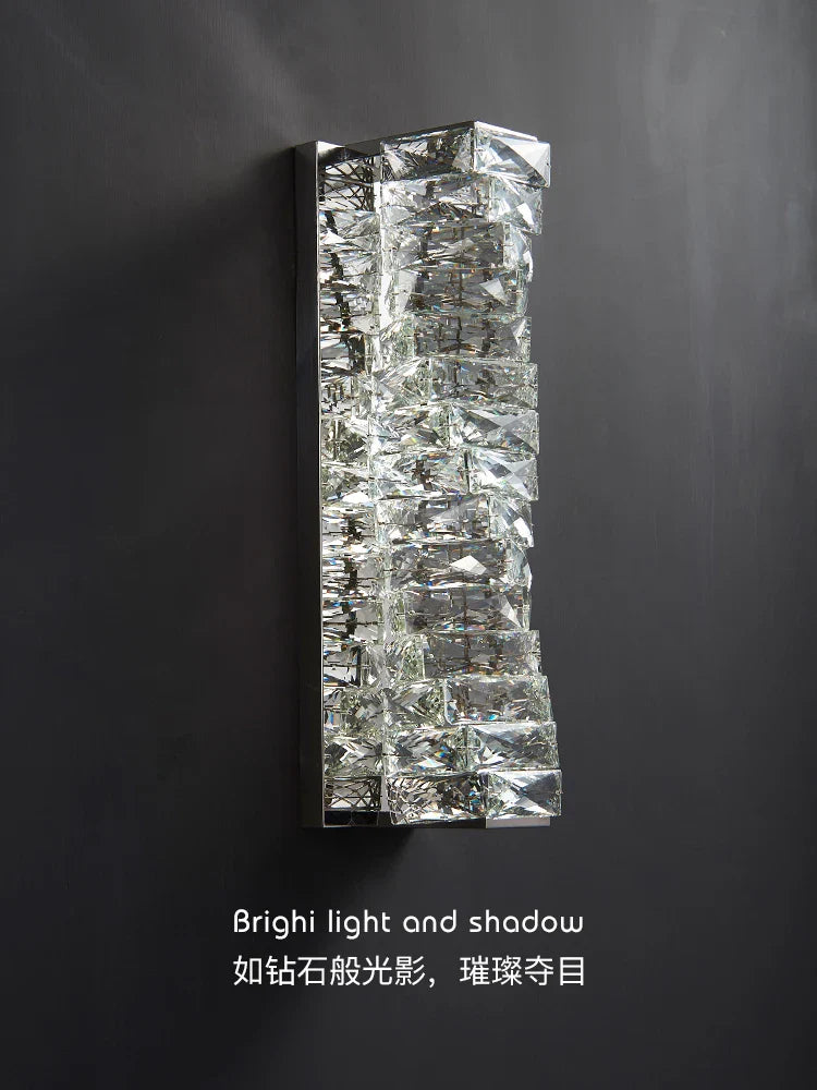 Applique Murale LED en Cristal pour une Décoration Intérieure Moderne