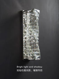 Applique Murale LED en Cristal pour une Décoration Intérieure Moderne