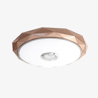 Plafonnier LED Géométrique Rose Gold Dimmable