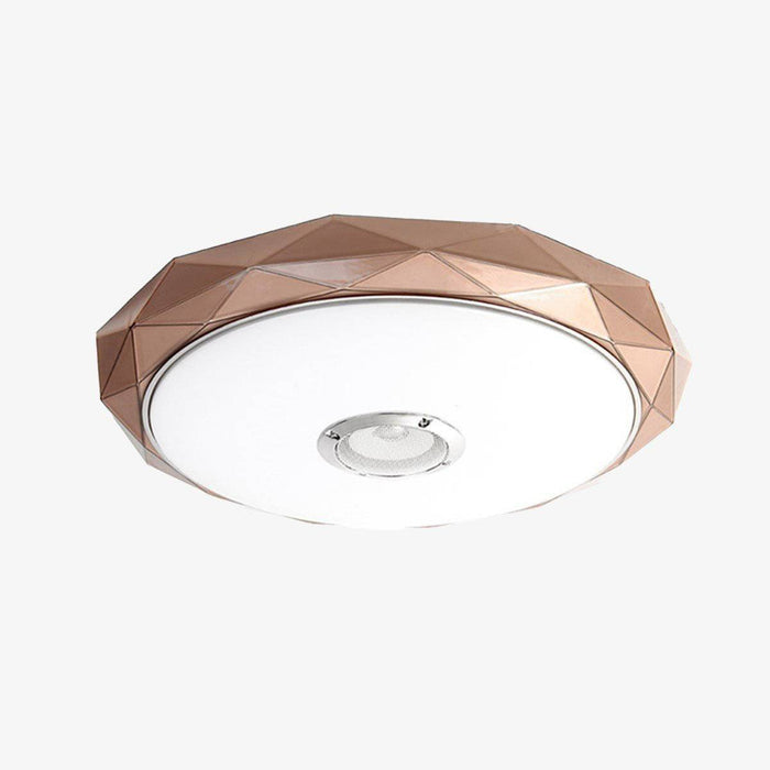 Plafonnier LED Géométrique Rose Gold Dimmable