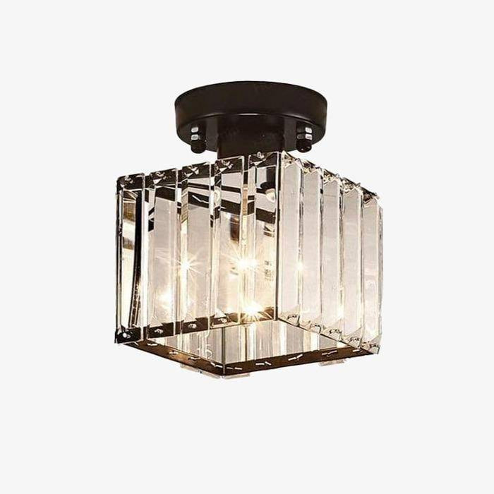 Plafonnier Luxe en Cristal de Verre