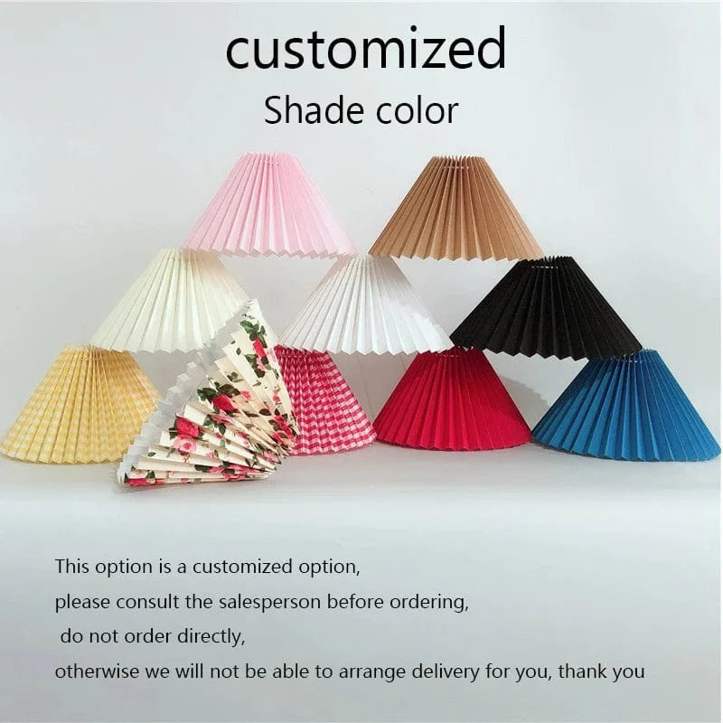 Abat-jour LED en tissu plissé nordique - Collection Lumina | Marco Lucetti