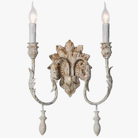 Applique murale Vintage en Bois Massif - Style Américain