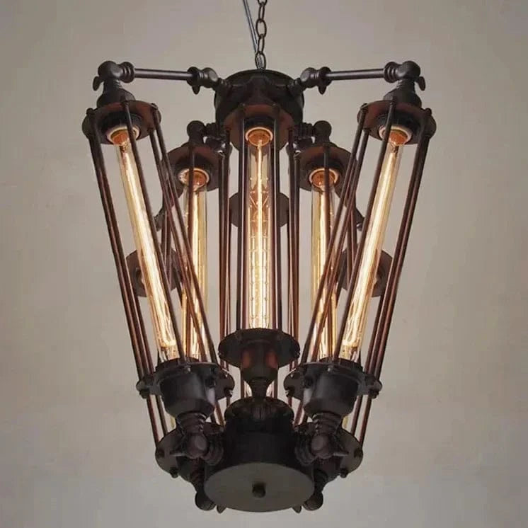 Ampoules Edison : Lustres et Suspensions Art déco, Noir Moderne, Grandes Lampes Créatives | Marco Lucetti