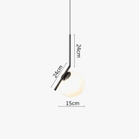 Suspension LED Noir Métal