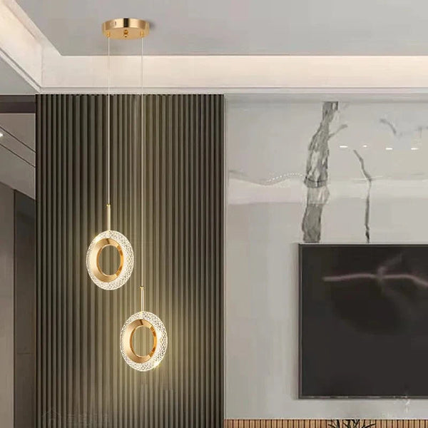 Anneau Nordique - Lampe Suspension LED pour Décoration Intérieure - Chambre Moderne | Marco Lucetti