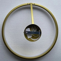 Anneau nordique LED Lustre de Plafond Réglable - Luminaire Chic | Marco Lucetti Lueur unique en or / 40 cm / Blanc chaud 3000K