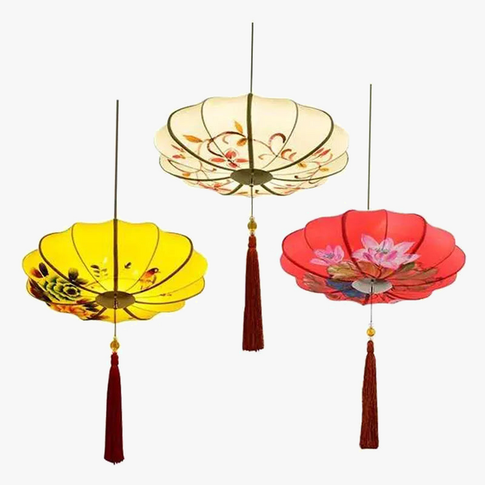 Suspension Rétro Chinois pour Ambiance Authentique