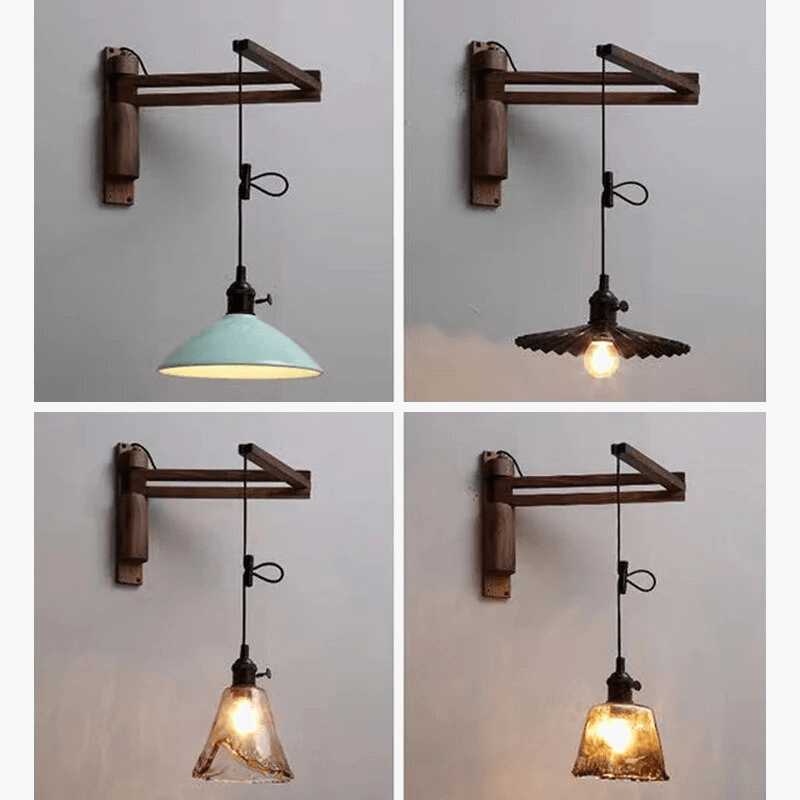 Applique bois nordique télescopique pivotable | Marco Lucetti