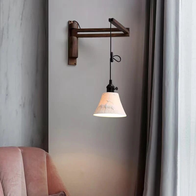 Applique bois nordique télescopique pivotable | Marco Lucetti