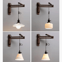 Applique bois nordique télescopique pivotable | Marco Lucetti