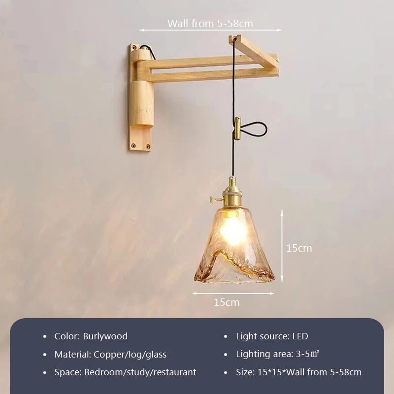 Applique bois nordique télescopique pivotable | Marco Lucetti F