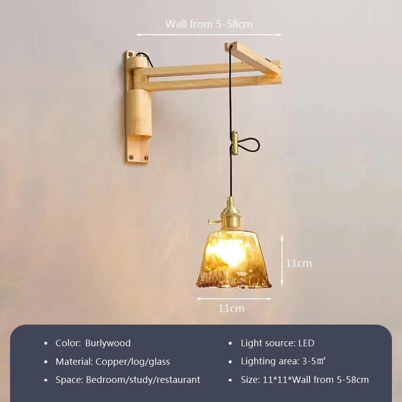 Applique bois nordique télescopique pivotable | Marco Lucetti G