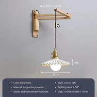 Applique bois nordique télescopique pivotable | Marco Lucetti H