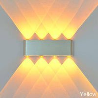 Applique Chromée à LED Multicolore | Marco Lucetti Jaune