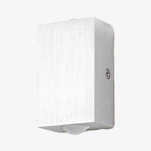 Applique chromée rectangulaire LED Double Down | Marco Lucetti