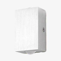 Applique chromée rectangulaire LED Double Down | Marco Lucetti