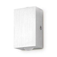 Applique chromée rectangulaire LED Double Down | Marco Lucetti Froide