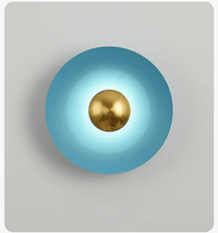 Applique circulaire nordique LED Accentqué | Marco Lucetti Bleu / Blanc chaud (2700-3500K)