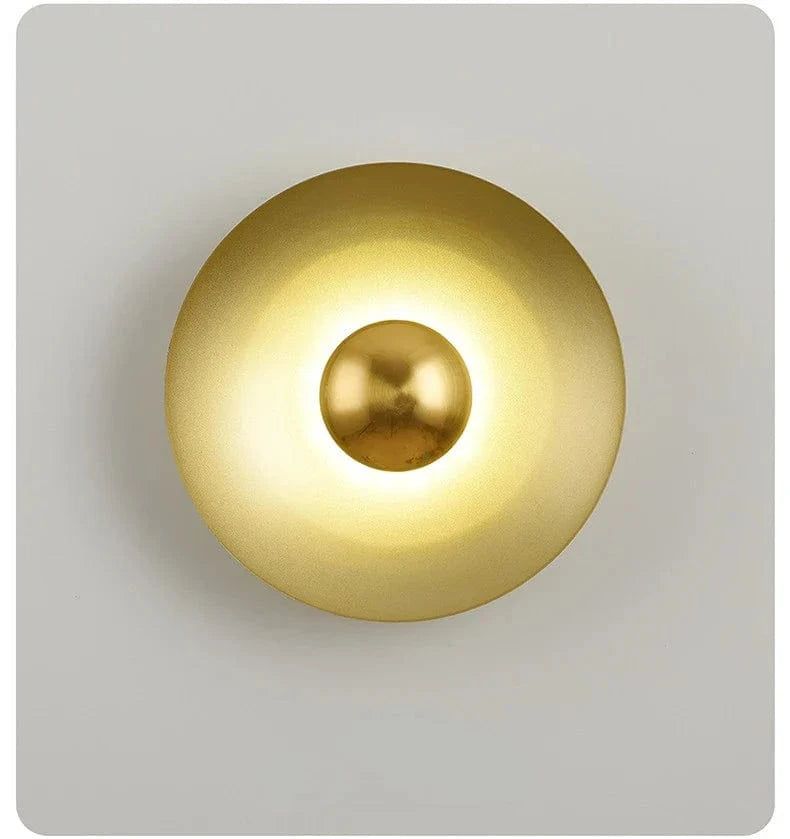 Applique circulaire nordique LED Accentqué | Marco Lucetti Or / Blanc chaud (2700-3500K)