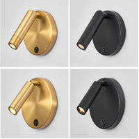 Applique de chevet nordique avec spot intégré et interrupteur | Marco Lucetti