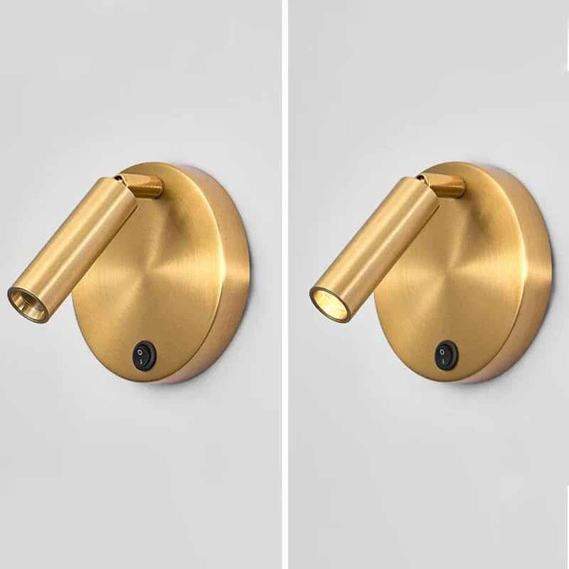 Applique de chevet nordique avec spot intégré et interrupteur | Marco Lucetti