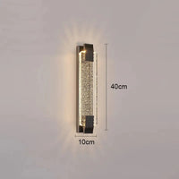 Applique de Luxe Moderne Or Noir 110-220V | Marco Lucetti Noire / 40 cm