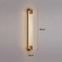 Applique de Luxe Moderne Or Noir 110-220V | Marco Lucetti Or / 80 cm