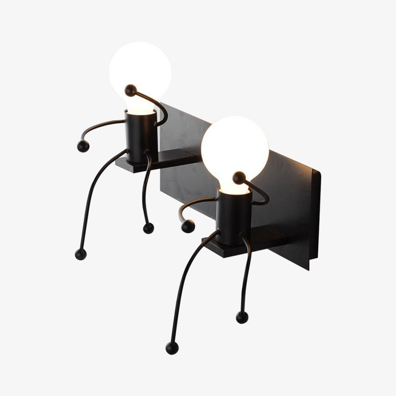Design Bonhomme 3D en plusieurs couleurs