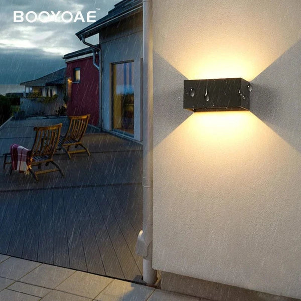 Applique extérieure étanche IP54 en aluminium - Design cuboïde ajustable - Éclairage mural esthétique | Marco Lucetti