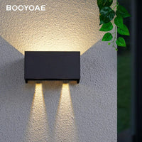 Applique extérieure étanche IP54 en aluminium - Design cuboïde ajustable - Éclairage mural esthétique | Marco Lucetti Noire / 12W