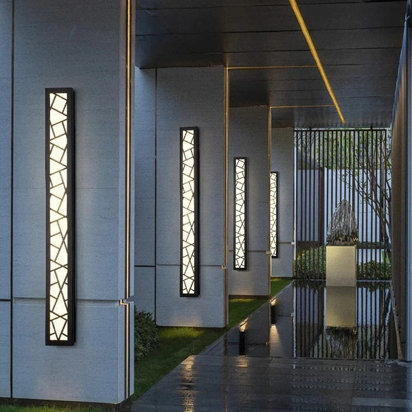 Applique Extérieure Étanche LED Grande Applique IP65 en Aluminium - Lumière Jardin Villa Porche  | Marco Lucetti