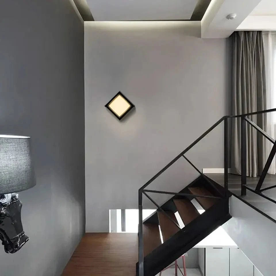 Applique Extérieure Étanche Noir et Blanc Chaud en Aluminium | Marco Lucetti