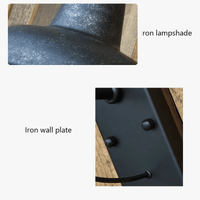 Applique Extérieure Vintage en Fer pour Jardin, Terrasse et Café | Marco Lucetti