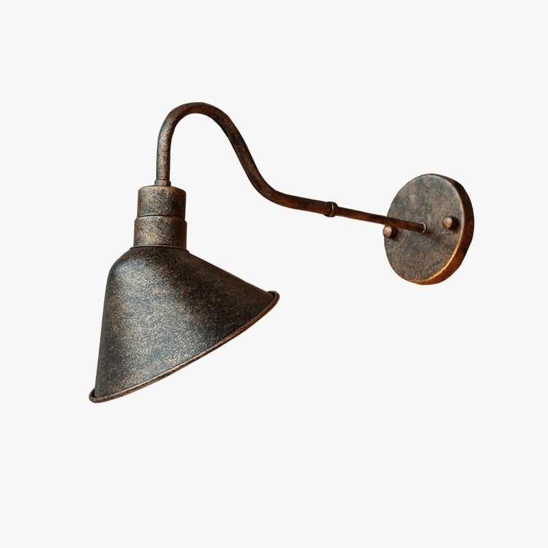 Applique industrielle US pour l'extérieur | Marco Lucetti B Cuivre sans ampoule