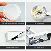 Applique LED Acrylique Miroir Anti-Buée 5W - Salle de Bain | Marco Lucetti