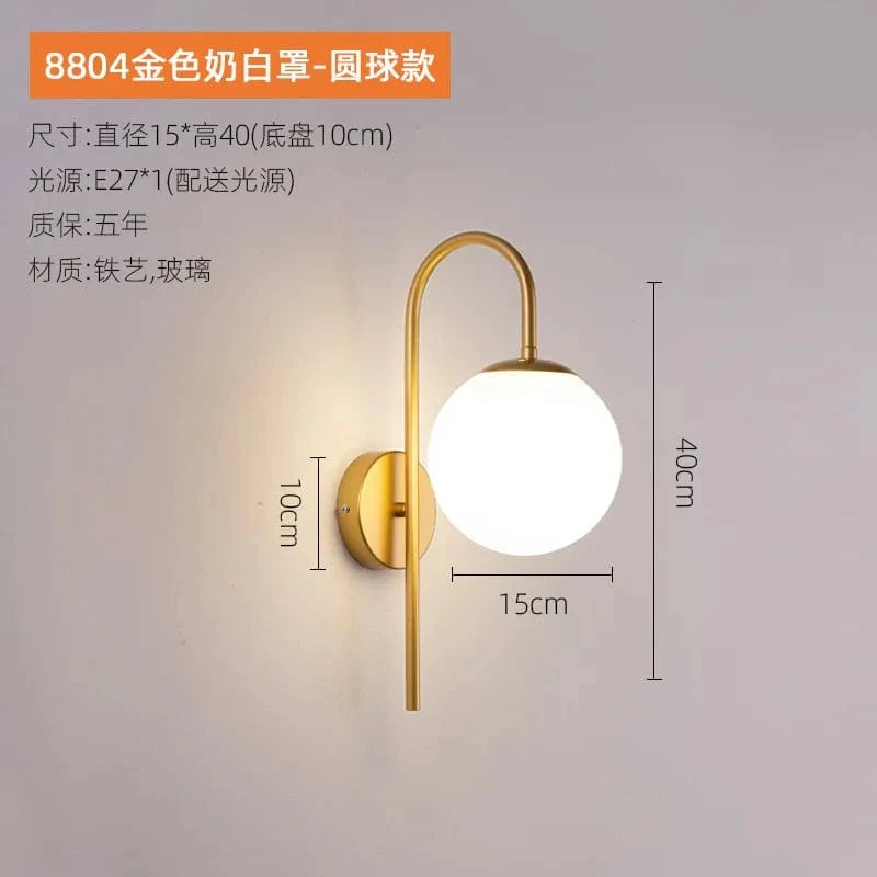 Applique LED Boule Créative | Marco Lucetti Or