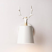 Applique LED Cerf (noir ou blanc) | Marco Lucetti